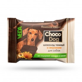 Veda Choco Dog Шоколад темный с инулином для собак, 15 г
