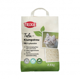 Trixie Tofu Наполнитель растительный для кошачьего туалета, 2,5 кг