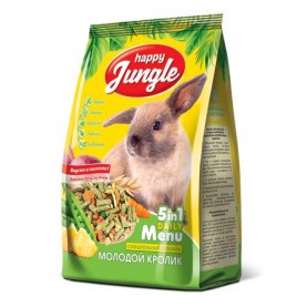 Happy Jungle Корм для молодых кроликов, 400 г