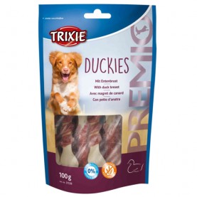 Trixie Лакомство косточки с утиной грудкой для собак, 100 г