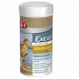 8in1 Excel Витамины Глюкозамин + МСМ для здоровых суставов для собак, (упаковка 55 шт), поштучно