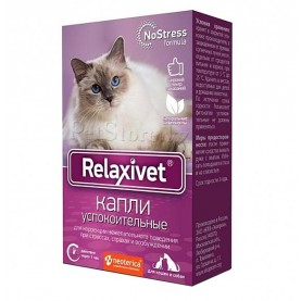 Relaxivet Капли успокоительные для кошек и собак, 10 мл