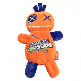 GiGwi Игрушка Кукла-Вуду оранжевая для собак, 17.5 см