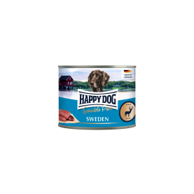 Happy Dog Sensible Pure Sweden Влажный корм для собак с мясом дикого оленя, 200 г