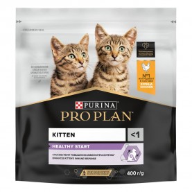 Purina Pro Plan Kitten Сухой корм с курицей для котят, 400 г