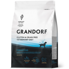 Grandorf Vet Dog Dermatosis Сухой корм с лососем для здоровья кожи для собак, упаковка 3 кг