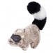 Gigwi PLUSH FRIENDZ Игрушка Енот с пищалкой для собак, 16 см