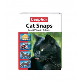 Beaphar Cat Snaps Мультивитамины для кошек и котят, 75 шт