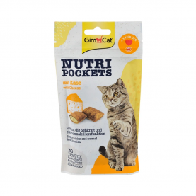 GimCat Лакомство для кошек Подушечки с сыром, 60 г